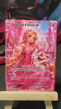Rapunzel and Sylveon Tangled Pokémon crossover fan art card front